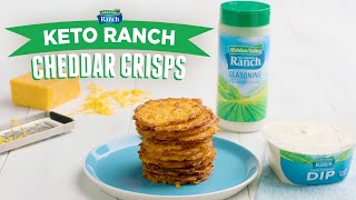 Ranch Cheddar Crisps | Keto-Friendly