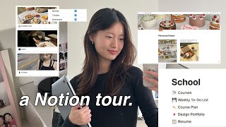 [Notion Tour] 💻 How I stay organized and productive as a college student with Notion!
