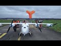 dufour aerospace aero2 milestone first full transition flight with hybrid powertrain