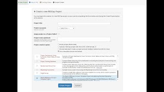 Create REDCap e Consent Project