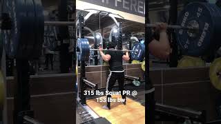 315 lbs Squat PR