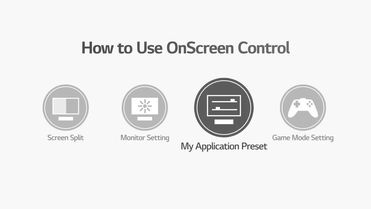 Lg Monitors Onscreen Control Youtube