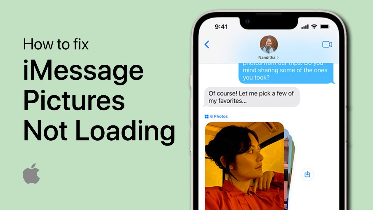 IMessage Pictures Not Showing Or Loading Fix (iPhone) - YouTube