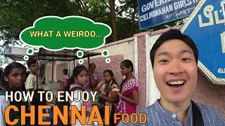 Trying Chennai school food │ India Trip Video│David Shin