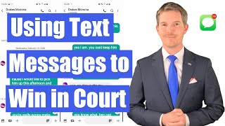 How to Use Text Messages in Court (Portrait Mode)