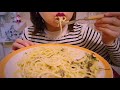 ＃62【asmr eating sounds 飯テロ 咀嚼音】明太子クリームパスタを食べる。【creampasta】