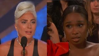 Jennifer Hudson Has Meme-Worthy Reaction to Lady Gaga's Acceptance Speech at the Oscars