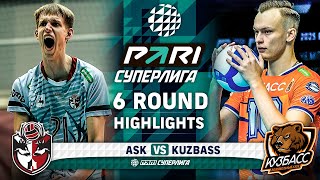 ASK vs. Kuzbass | HIGHLIGHTS | 6 Round | Pari SuperLeague 2025