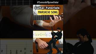 Mariachi Song (Desperado, Antonio Banderas)🎸| Tutorial + TABS | #guitarlesson #mariachi  #shorts