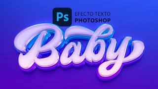 Efecto de texto 3D en photoshop