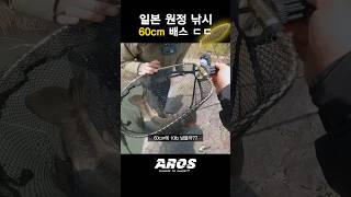 일본에서 낚시하다가 괴물이 ㅎㄷㄷ #배스낚시 #aros