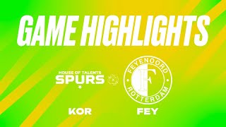 House of Talents Kortrijk Spurs vs. Zeeuw \u0026 Zeeuw Feyenoord Basketball - Game Highlights