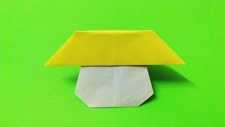 How to make an origami paper mushroom | Origami / Paper Folding Craft, Videos and Tutorials.