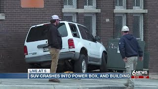 OPPD responds when SUV crashes into power box