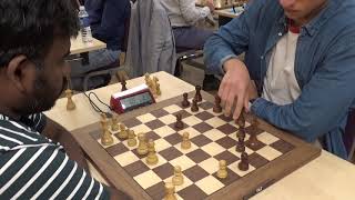 🇮🇳🇫🇴 Pawn sacs for back rank skewer: IM Ravi - GM Ziska, Tal memorial blitz