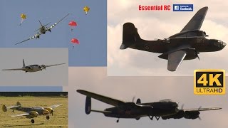 WW2 Warbirds and Parachute Drop [*UltraHD and 4K*]