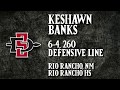 SDSU FOOTBALL: 2018 EARLY NLI SIGNING DAY - KESHAWN BANKS