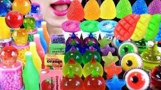 أصوات الأكل🥰حلوي كورية🍡🍬😋اتحداك ما تجووع💥😱KOREAN SWEETS ASMR