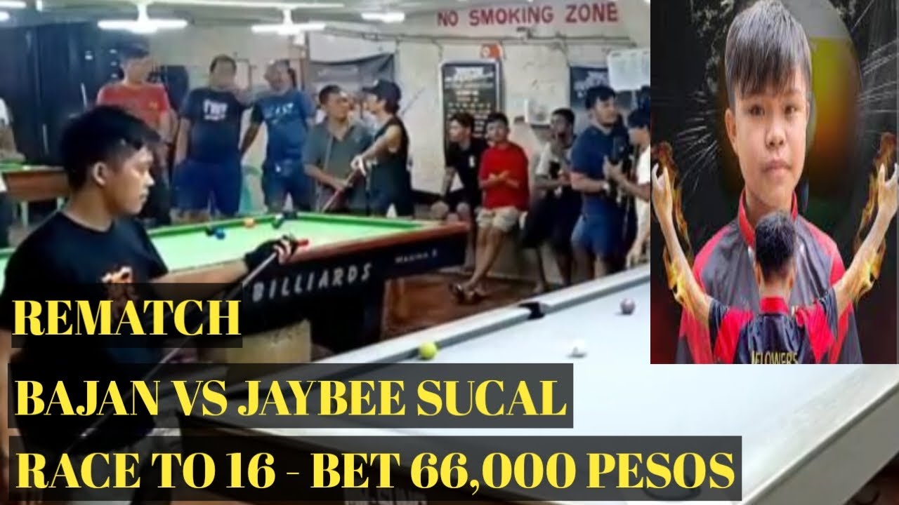 REMATCH: BAJAN CEBU VS JAYBEE SUCAL | RACE TO 16 - BET 66,000 PESOS ...