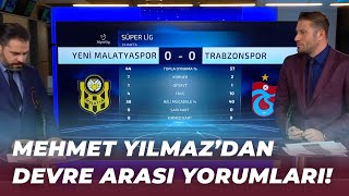 Mehmet Yılmaz:"Saha Zemini Normal Olsaydı Trabzonspor Daha Ağır Basardı" /Y.Malatyaspor-Trabzonspor
