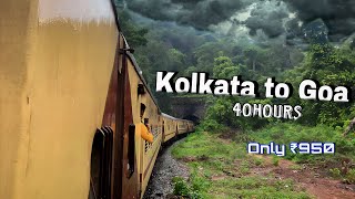 Kolkata to Goa || Amrabati express ||20june …