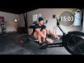 rowing workout of the day 500m repeats