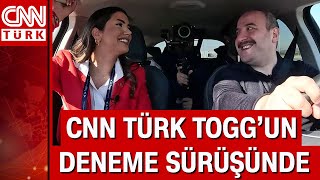 CNN Türk Özel Haberler Şefi Fulya Öztürk, Bakan Mustafa Varank ile TOGG'u denedi!