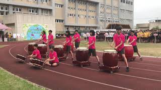 新竹市新科國中第十四週年校慶--太鼓社表演