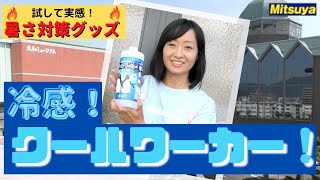 【MITSUYA TV】えっジーンズにも効果アリ!?「冷感！クールワーカー」をスプレーして呉市の海沿いを散歩してみた！