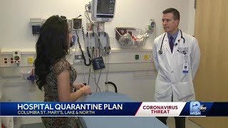 Isolation rooms ready for possible coronavirus patients