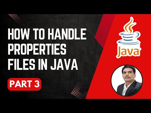 How read and write properties file in Java?