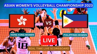 Philippines Vs Hong Kong LIVE Score UPDATE Today Filipina Asian Women's Volleyball Championship Game