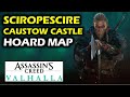 Sciropescire Caustow Castle Hoard Map Location & Solution | Assassin's Creed Valhalla