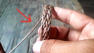 Tutorial Membuat Gelang Anyam Rotan Kas Mentawai