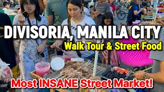 DIVISORIA, MANILA CITY - Street Food & Walking Tour | Largest Street Market in Philippines