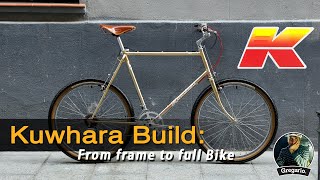 Vintage 80's Kuwahara Cascade gets built #bikebuild #steelbike #retromtb #kuwahara #bikerestoration