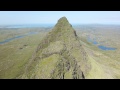 Suilven, Scotland, the world's coolest mountain, from the air