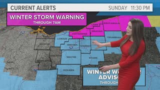 Northeast Ohio Weather Impact: Winter storm warnings/advisories still in effect