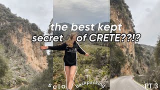 UNDISCOVERED GREECE-Crete! Solo hike in Samaria gorge \u0026 the real island life!