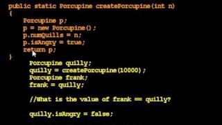 Simple Objects 3: References to Objects