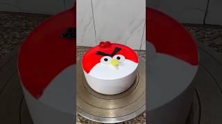 Angry Bird Face Cake #cake #angrybirdcake #shorts #youtubeshorts #trending #viralvideo