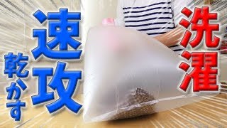 洗濯ものを速攻乾かす裏ワザ