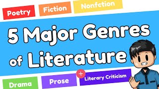 What are the Five Major Literary Genres? Plus Literary Criticism (Tagalog)