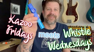 Kazoo + Siren Whistle = WHIZOO (DIY hybrid instrument)