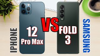 iPhone 12 Pro Max vs Samsung Galaxy Z Fold 3 ✅