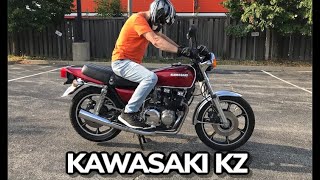 1978 Kawasaki KZ650 First Startup Choke Off + With Kerker