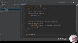 ICS4U Creating Classes in Java