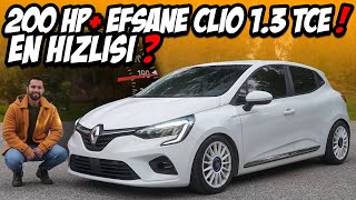 200 HP Renault Clio 1.3 TCe / Yazılım + Egzoz + Filtre Paketi / Sınıfın En Hızlısı Mı ? Gazladık !