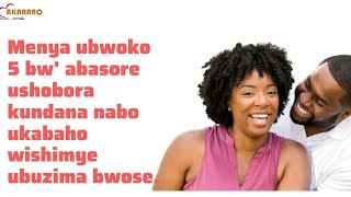 Menya ubwoko 5 bw' Abasore ushobora Gukundana nabo ukabaho wishimye ubuzima bwose