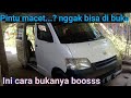 Cara mengatasi pintu macet di mobil grandmax.